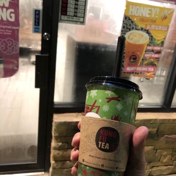 Kung Fu Tea - The store hours in the background. - Bubble Tea Near Me - Marietta, Georgia Kung Fu Tea - The store hours in the background. - Bubble Tea Near Me - Marietta, Georgia