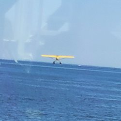83 West - Water plane landing by restaurant