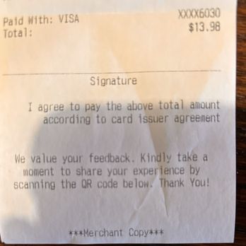 Bruchi's CheeseSteaks & Subs - Instructions telling me to leave a comment and scan a QR code that does not exist. - Burgers Near Me - Meridian, Idaho