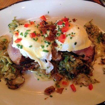101 Craft Kitchen - Eggs Benedict with duck confit. - New American Near Me - Dublin, Ohio