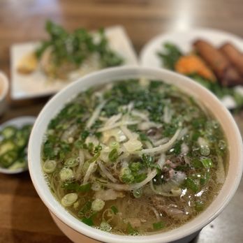 Ba Na Hill Vietnamese Cuisine - Combo pho and egg rolls - Vietnamese Near Me - Brenham, Texas Ba Na Hill Vietnamese Cuisine - Combo pho and egg rolls - Vietnamese Near Me - Brenham, Texas
