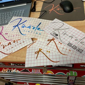Kina’ole Tinting - Free stickers if you'd like to rep - Car Window Tinting Near Me - Lihue, Hawaii Kina’ole Tinting - Free stickers if you'd like to rep - Car Window Tinting Near Me - Lihue, Hawaii