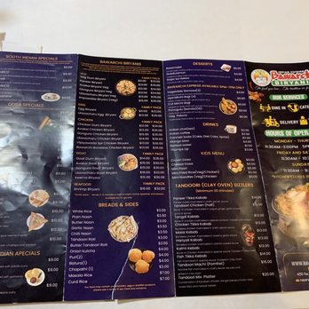 Bawarchi Indian Cuisine - Menu - Indian Near Me - Aurora, Illinois