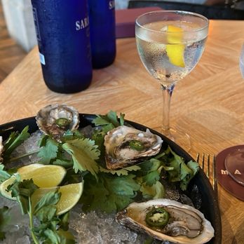 Maximón - Raw oysters, martini with a twist - Latin American Near Me - Baltimore, Maryland
