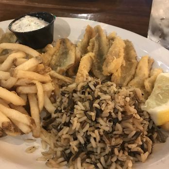 Chubby Trout - Perch nibblers Rice pilapub fries!!! - Seafood Near Me - Elkhart, Indiana