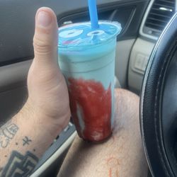 Kansha Hibachi Express - Cotton candy boba smoothie