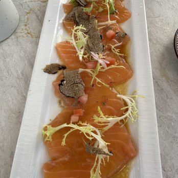 Sushi Roku - Salmon carpaccio - Sushi Bars Near Me - Manhattan Beach, California