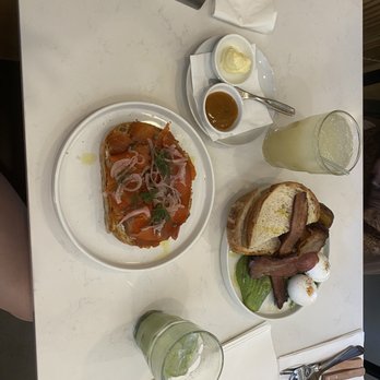 Mr West Coffee - Smoked salmon toast and mr west breakfast. Matcha latte and mint lemonade - Wine Bars Near Me - Seattle, Washington Mr West Coffee - Smoked salmon toast and mr west breakfast. Matcha latte and mint lemonade - Wine Bars Near Me - Seattle, Washington