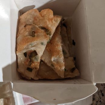 Dumpling Empire - Green Onion Cake, $7.95 prior to tax - Dim Sum Near Me - South San Francisco, California Dumpling Empire - Green Onion Cake, $7.95 prior to tax - Dim Sum Near Me - South San Francisco, California