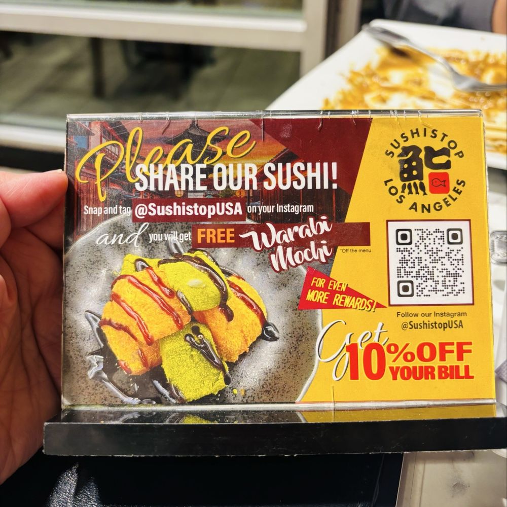 SushiStop - Burbank - 4 stars instead of 5 since you can't order Warabi Mochi off the menu. - Japanese Near Me - Burbank, California SushiStop - Burbank - 4 stars instead of 5 since you can't order Warabi Mochi off the menu. - Japanese Near Me - Burbank, California