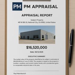 PM Appraisal - appraisal report