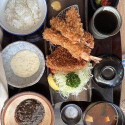 丼吉日本吉列專門店餐廳 - King Prawn and Pork Loin