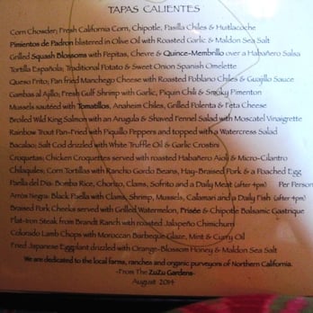 ZuZu - Tapas Caliente menu - Tapas Bars Near Me - Napa, California ZuZu - Tapas Caliente menu - Tapas Bars Near Me - Napa, California