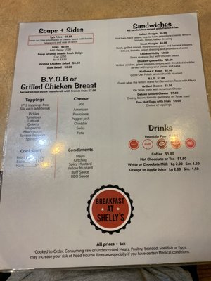 Menu photo 2 Breakfast At Shelly's Pittsburgh, PA