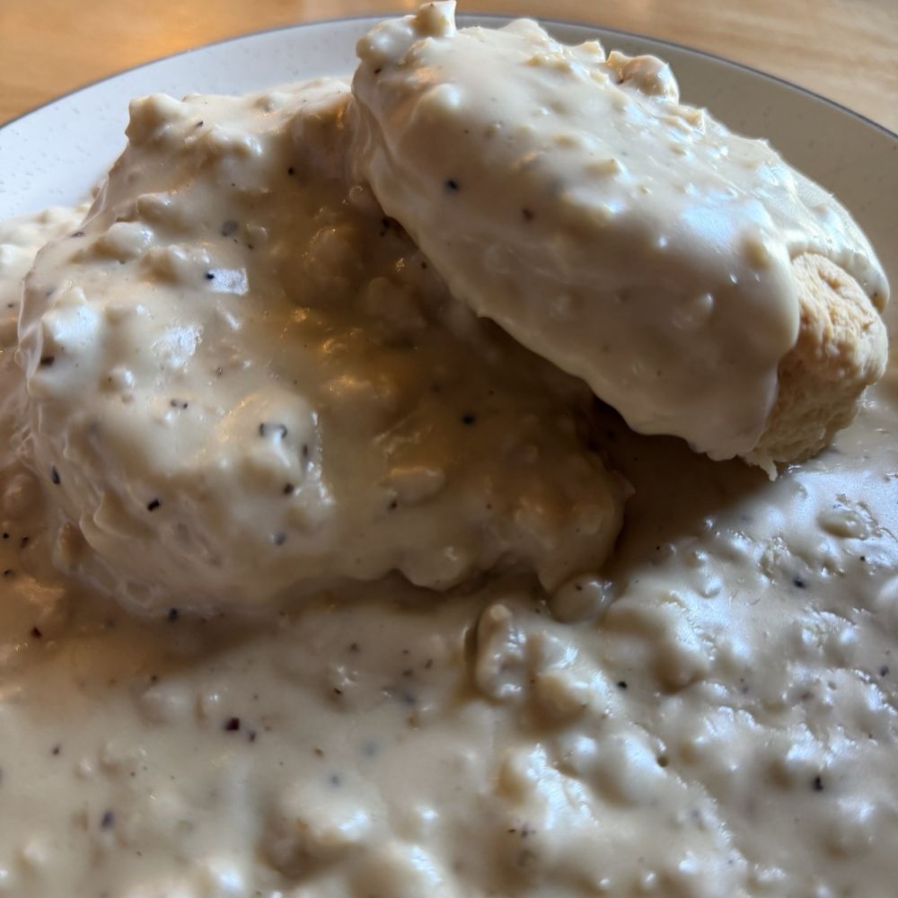 Janet’s Cafe - Half order of biscuits and gravy - Coffee & Tea Near Me - Eagle, Idaho Janet’s Cafe - Half order of biscuits and gravy - Coffee & Tea Near Me - Eagle, Idaho