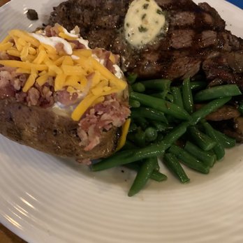 Piggy's Restaurant - Ribeye was a solid choice! - Steakhouses Near Me - La Crosse, Wisconsin