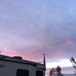 Maplewoods Campground - Super pink sunset
