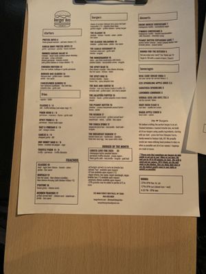 Menu photo 1 Burger Box New Paltz, NY