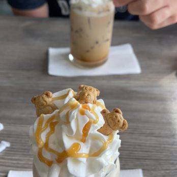 Lucky Brunch - Teddy Bear Iced Latte - Breakfast & Brunch Near Me - Sterling Heights, Michigan Lucky Brunch - Teddy Bear Iced Latte - Breakfast & Brunch Near Me - Sterling Heights, Michigan