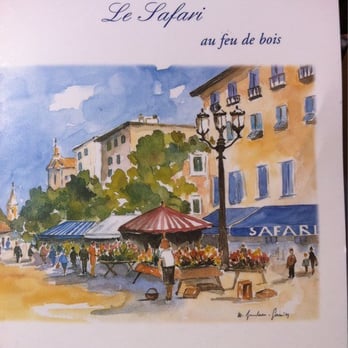 Le Safari - Le menu - Nicoise Near Me - Nice, 06