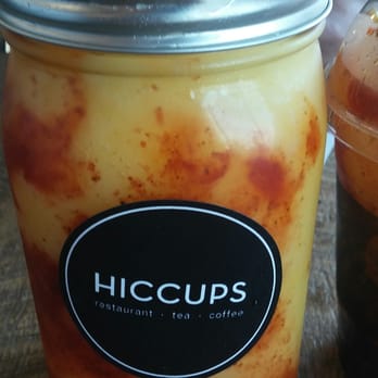 Hiccups Veo Cafe - Chamoy mango smoothie in jar.$9 - Asian Fusion Near Me - Carson, California