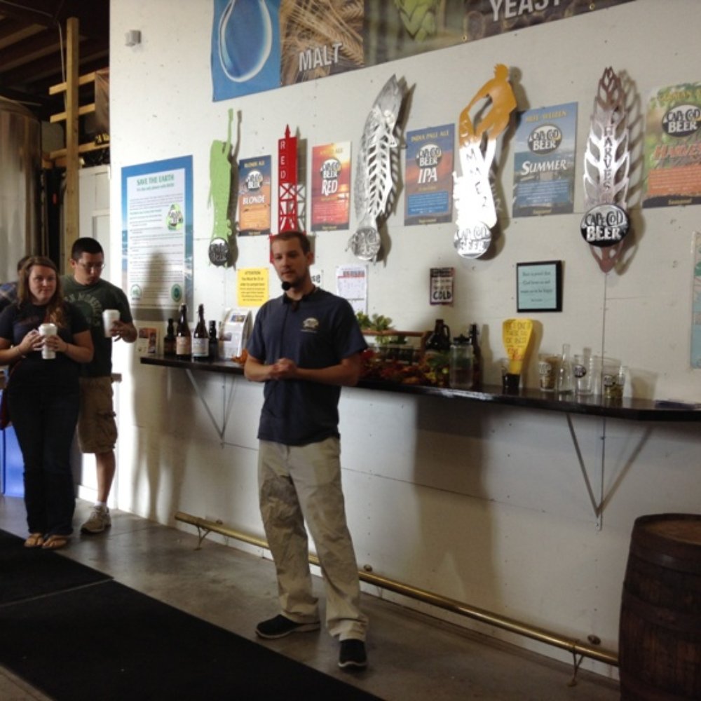 Cape Cod Beer - The guy giving the tour was great - it made it so interesting - Breweries Near Me - Hyannis, Massachusetts