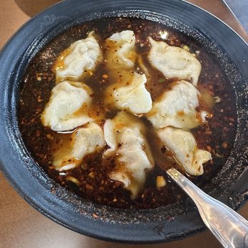 Dumpling World - Pork & scallion spicy & sour dumplings - Noodles Near Me - Forney, Texas