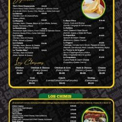 Llego El Sabor - Menu