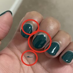 Lee Spa Nails - Chipped after 2 days (gel manicures last at least two weeks easy)