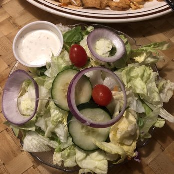 Squid Lips - House salad - Seafood Near Me - Sebastian, Florida Squid Lips - House salad - Seafood Near Me - Sebastian, Florida