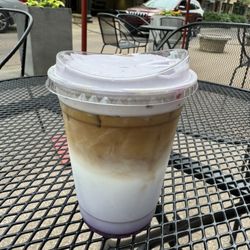 Matchhead Coffee - Blueberry fields latte w blueberry cold foam
