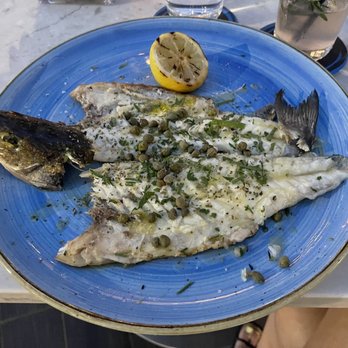 Ouzo Bay - Lavraki/Bronzino - Greek Near Me - Baltimore, Maryland