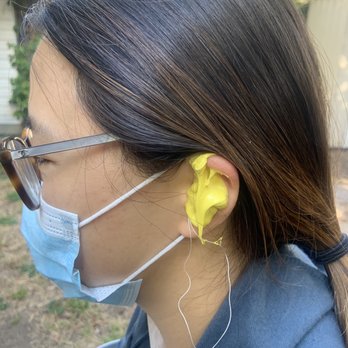 Soundscape Audiology - Getting my ear impression in the backyard - Audiologist Near Me - Montebello, California