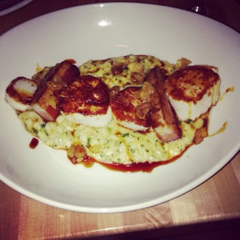 Seed Kitchen & Bar - Scallops and pork belly. Yummy! - American Near Me - Marietta, Georgia Seed Kitchen & Bar - Scallops and pork belly. Yummy! - American Near Me - Marietta, Georgia