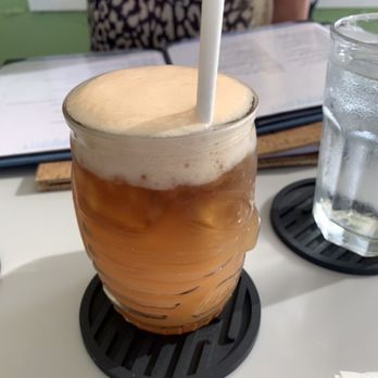 Mala Ocean Tavern - MaiTai w/POG Foam, awesome. - Seafood Near Me - Lahaina, Hawaii Mala Ocean Tavern - MaiTai w/POG Foam, awesome. - Seafood Near Me - Lahaina, Hawaii