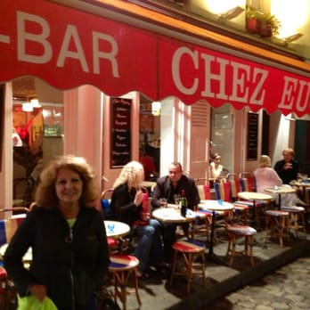 Chez Eugène - I forgot to mention the pianist and singer. Nice touch. - Cafes Near Me - Paris, 75