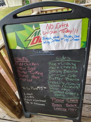Menu photo 1 B & B Restaurant Darlington, SC