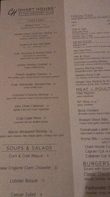 Menu photo 5 Chart House Lake Charles, LA