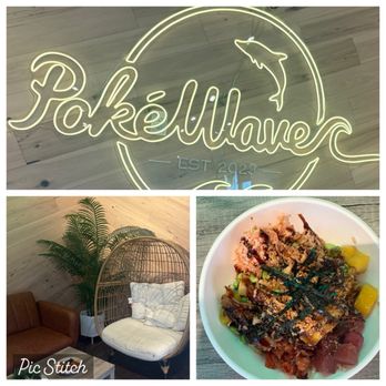 Poke Wave - Build your own 3 protein bowl (marinated ahi & salmon + eel) - Poke Near Me - Edina, Minnesota Poke Wave - Build your own 3 protein bowl (marinated ahi & salmon + eel) - Poke Near Me - Edina, Minnesota