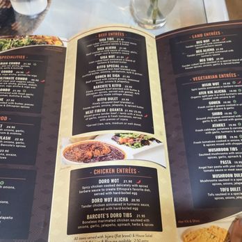 Barcote Ethiopian Restaurant - Menu - Ethiopian Near Me - Oakland, California