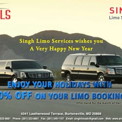 Singh Limo & Sedan Services - Singh Limo DC Offers!