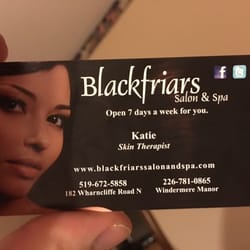Blackfriars Salon & Spa - Business card