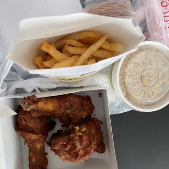 Pollo Campero Lawndale - Two drum sticks and a small thigh for $12! You can buy a pack of chicken for that price! Not worth the price. - Latin American Near Me - Lawndale, California Pollo Campero Lawndale - Two drum sticks and a small thigh for $12! You can buy a pack of chicken for that price! Not worth the price. - Latin American Near Me - Lawndale, California