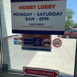 Hobby Lobby - Hours
