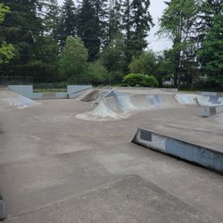An impressive skate park here.