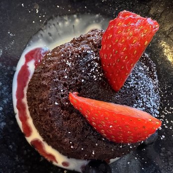 Maison Pucha Bistro - Chocolate Lava Cake - French Near Me - Houston, Texas