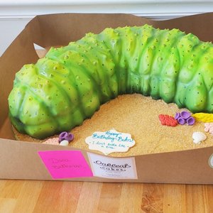 Photo of Oakleaf Cakes - Boston, MA, United States. Custom sea cucumber cake!!