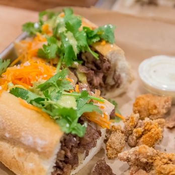 Nguyen's Kitchen - Bulgogi short rib steak sandwich - Vietnamese Near Me - Orange, California