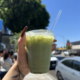 Tried their matcha. I recommend their coffee drinks instead Tried their matcha. I recommend their coffee drinks instead
