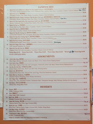 Menu photo 8 Banh Mi Co Ut New York, NY